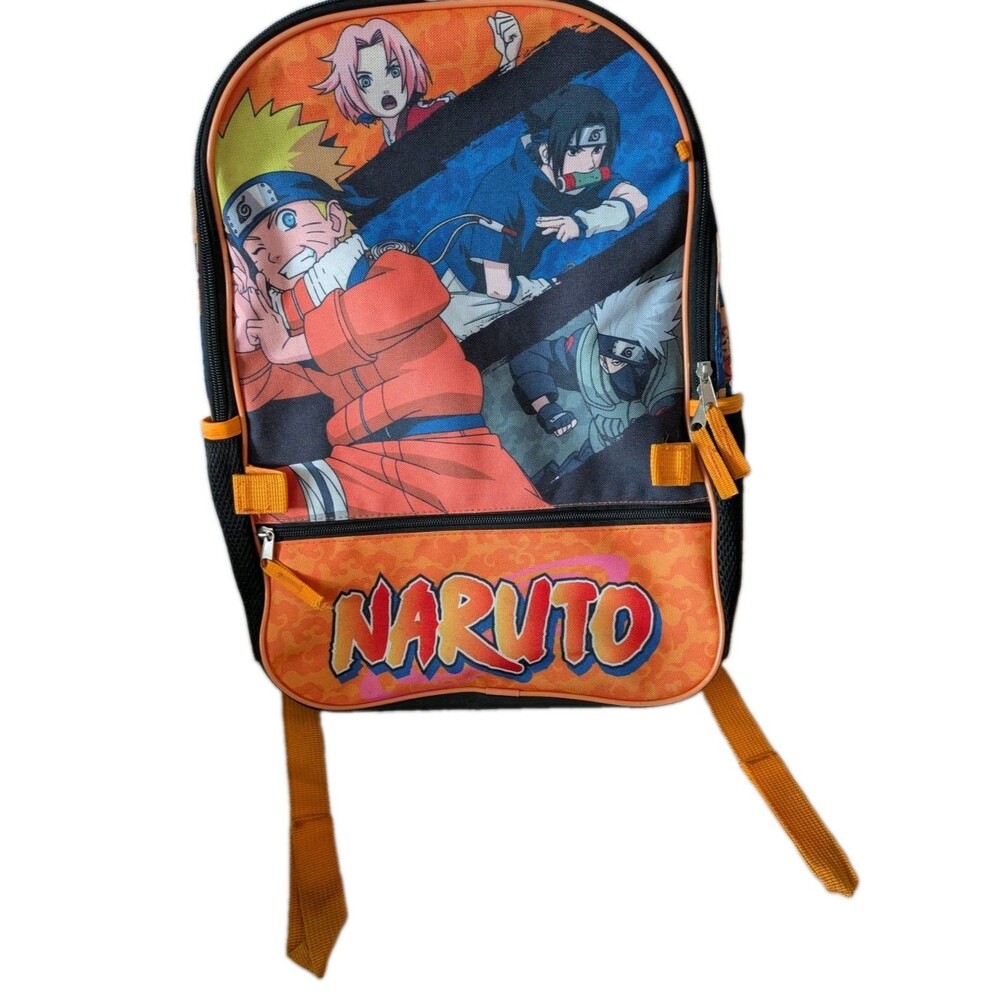 Children's Naruto Shippuden Squad 17" School Bookbag Laptop Backpack Anime